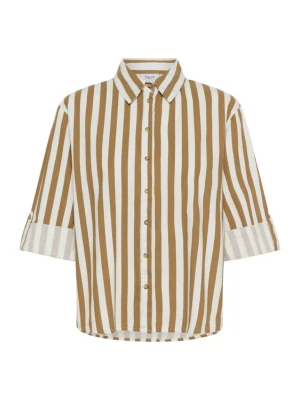 Foto van product SAINT TROPEZ Blouse 'Zalinda' sepia / wit
