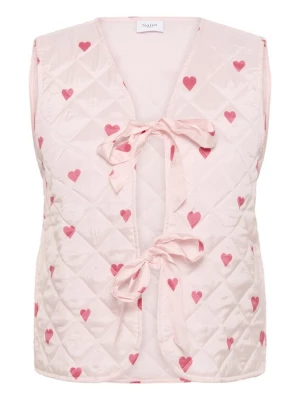 Foto van product SAINT TROPEZ Bodywarmer 'Evitta ' fuchsia / pastelroze