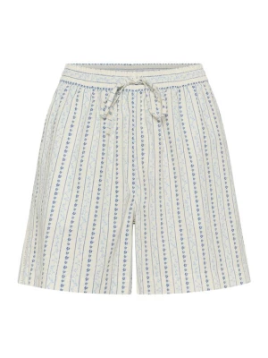 Foto van product SAINT TROPEZ Broek 'SZRaja' enziaan / lichtblauw / offwhite
