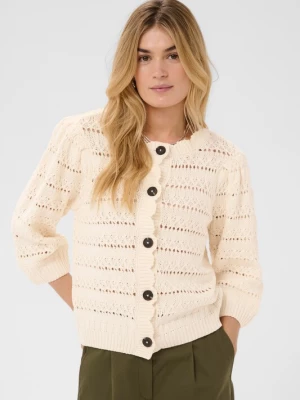 Foto van product SAINT TROPEZ Gebreid vest 'RiverSZ' eierschaal