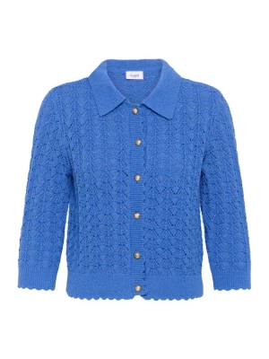 Foto van product SAINT TROPEZ Gebreid vest 'Sylvie' azuur