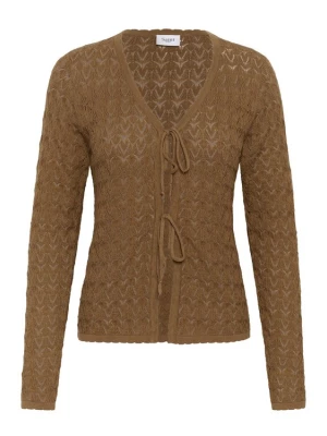 Foto van product SAINT TROPEZ Gebreid vest 'SZRonette' lichtbruin