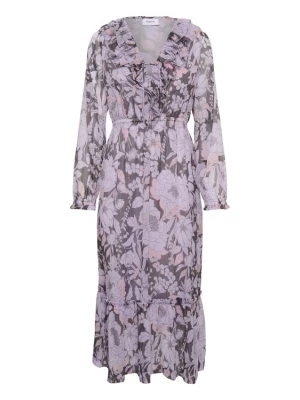 Foto van product SAINT TROPEZ Jurk 'SolangeSZ' donkergrijs / sering / mauve
