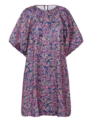 Foto van product SAINT TROPEZ Jurk 'SZOnneli' donkerblauw / geel / pink / rood