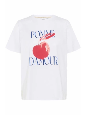 Foto van product SAINT TROPEZ Shirt 'Harda' enziaan / rosa / purper / wit