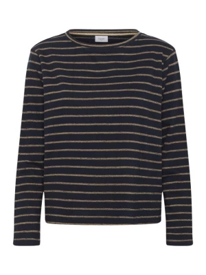 Foto van product SAINT TROPEZ Shirt 'OsannaSZ' nachtblauw / goudgeel