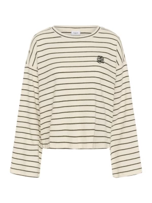 Foto van product SAINT TROPEZ Shirt 'SZRue' beige / olijfgroen