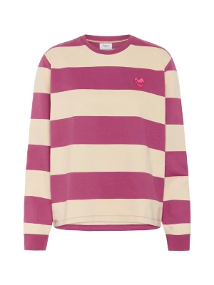Foto van product SAINT TROPEZ Sweatshirt 'MajsaSZ' ecru / roodviolet