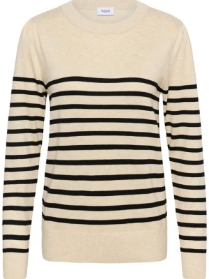 Foto van product SAINT TROPEZ Trui beige / zwart