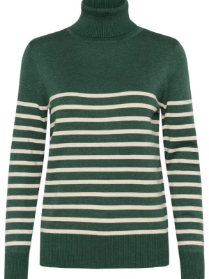 Foto van product SAINT TROPEZ Trui 'Mila' ecru / groen