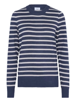 Foto van product SAINT TROPEZ Trui 'Mila' indigo / offwhite