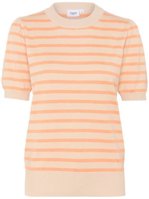 Foto van product SAINT TROPEZ Trui 'Mila' lichtbeige / lichtoranje