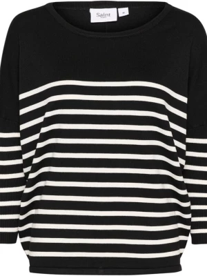 Foto van product SAINT TROPEZ Trui 'SZMila' zwart / wit