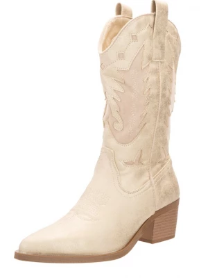 Foto van product Salinyang Cowboylaarzen beige / goud