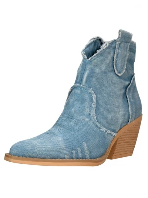Foto van product Salinyang Cowboylaarzen blauw denim
