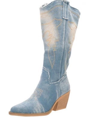 Foto van product Salinyang Cowboylaarzen lichtblauw