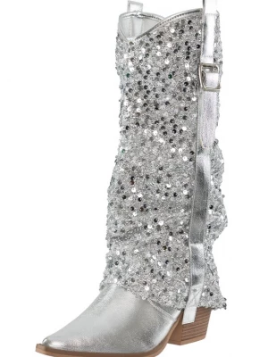Foto van product Salinyang Cowboylaarzen zilver