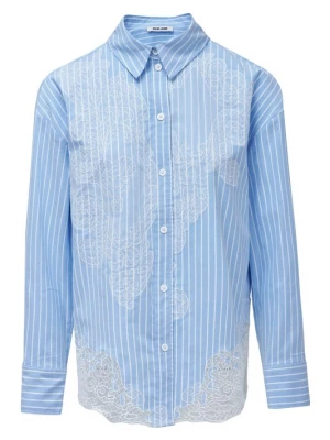 Foto van product Salsa Jeans Blouse lichtblauw / wit