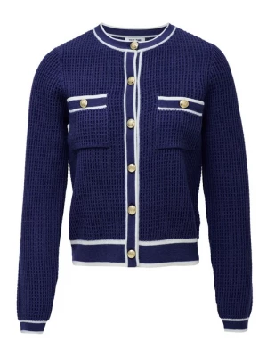 Foto van product Salsa Jeans Gebreid vest navy / wit