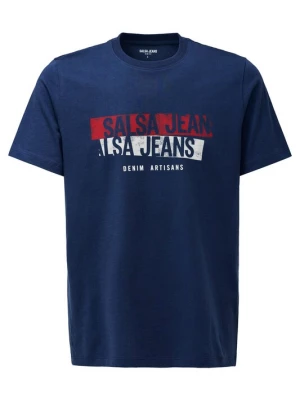Foto van product Salsa Jeans Shirt donkerblauw / rood / wit