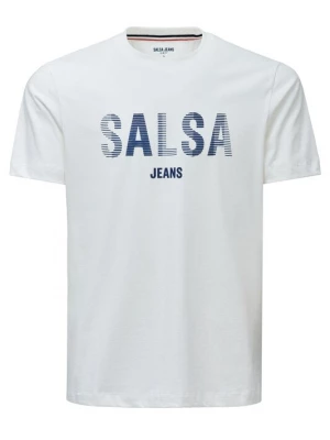 Foto van product Salsa Jeans Shirt kobaltblauw / wit
