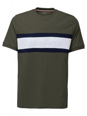 Foto van product Salsa Jeans Shirt navy / donkergroen / wit