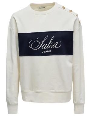 Foto van product Salsa Jeans Sweatshirt beige / zwart