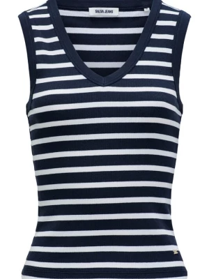 Foto van product Salsa Jeans Top blauw / wit