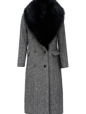 Foto van product Salsa Jeans Wintermantel zwart / zwart gemêleerd