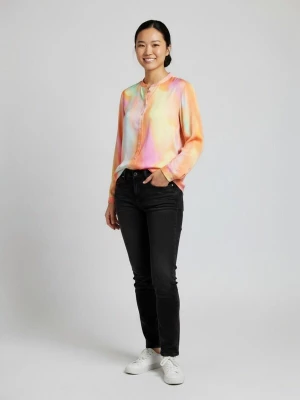 Foto van product salzhaut Blouse 'Bloom' azuur / lichtgroen / oranje / lichtroze