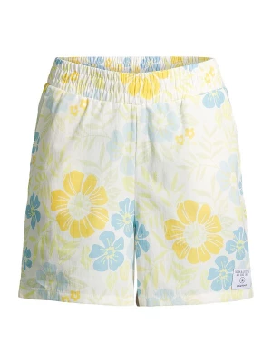 Foto van product salzhaut Broek 'Leed' blauw / geel / olijfgroen / offwhite