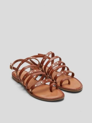 Foto van product Sandalen met bandje, van echt leer s.Oliver bruin