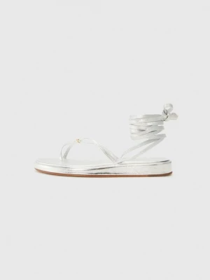 Foto van product Sandalen met enkelbandjes Tory Burch zilverkleurig