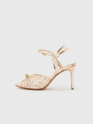 Foto van product Sandalen met hoge hak Alexandre Birman goudkleurig