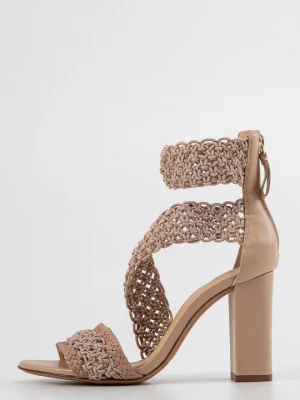 Foto van product Sandalen met hoge hak Alexandre Birman zandkleur