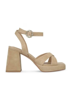 Foto van product Sandalen met hoge hak Alma en Pena zilverkleurig