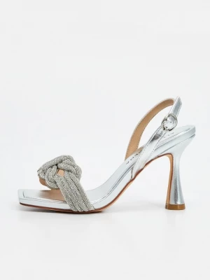 Foto van product Sandalen met hoge hak Alma en Pena zilverkleurig