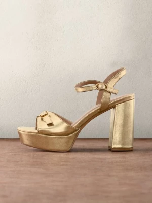 Foto van product Sandalen met hoge hak Anna Field By Zalando goudkleurig
