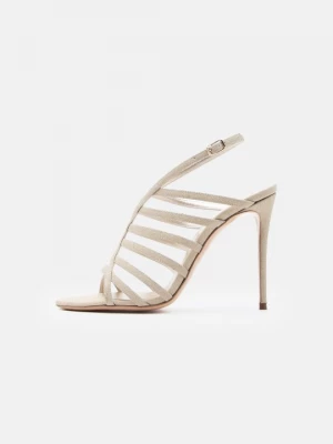 Foto van product Sandalen met hoge hak Casadei goudkleurig