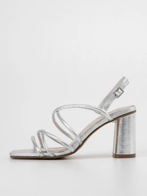 Foto van product Sandalen met hoge hak Cassis Côte D'azur zilverkleurig