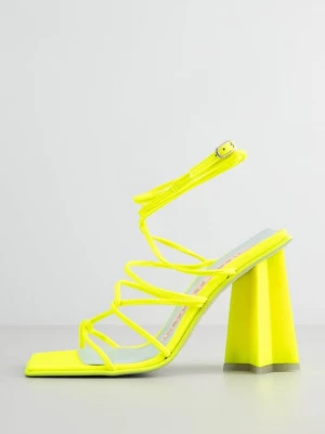 Foto van product Sandalen met hoge hak Chiara Ferragni neongeel