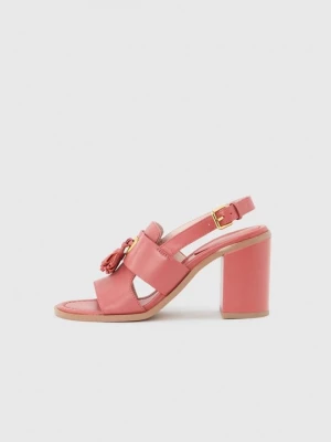 Foto van product Sandalen met hoge hak Coccinelle koraalrood