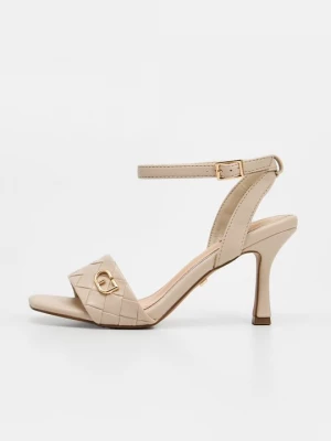 Foto van product Sandalen met hoge hak Gaudi crème
