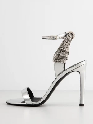 Foto van product Sandalen met hoge hak Giuseppe Zanotti zilverkleurig