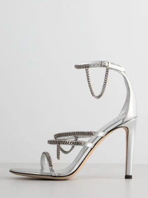 Foto van product Sandalen met hoge hak Giuseppe Zanotti zilverkleurig
