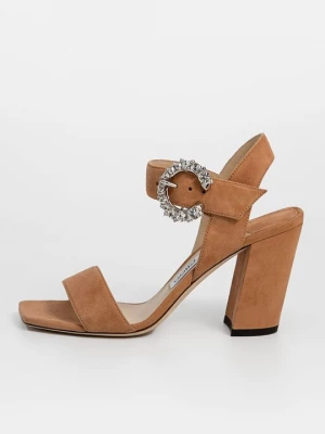 Foto van product Sandalen met hoge hak Jimmy Choo bruin