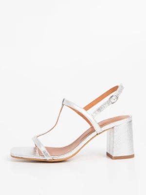 Foto van product Sandalen met hoge hak Jonak zilverkleurig