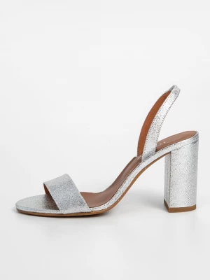 Foto van product Sandalen met hoge hak Jonak zilverkleurig