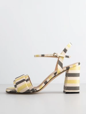 Foto van product Sandalen met hoge hak Sergio Rossi geel