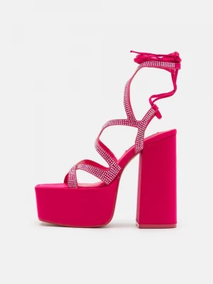 Foto van product Sandalen met hoge hak Steve Madden donkerroze
